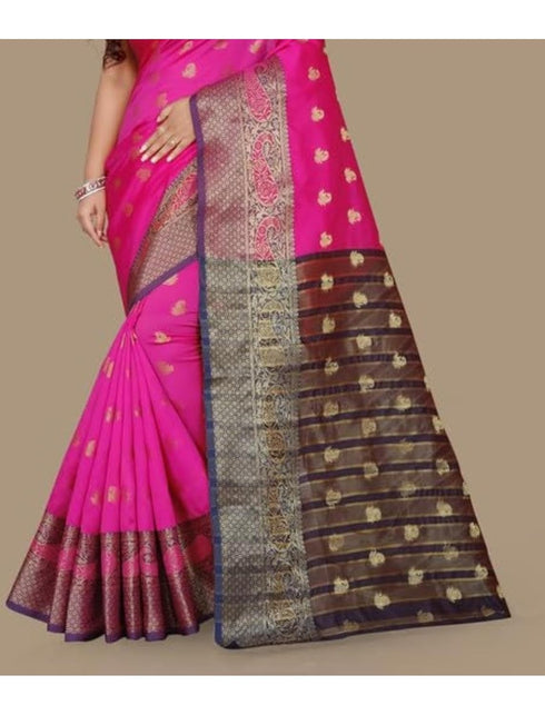 Vasthrlay Kanjeevaram Freesize Ethnic Wear