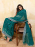 Vasthrlay Chiffon Striped Unstitched Sum Ethnic Wear