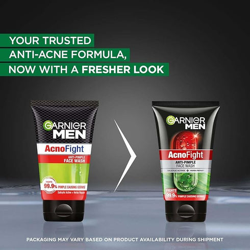 Garnier Men Acno Fight 6-in-1 Anti-Pimple Face wash