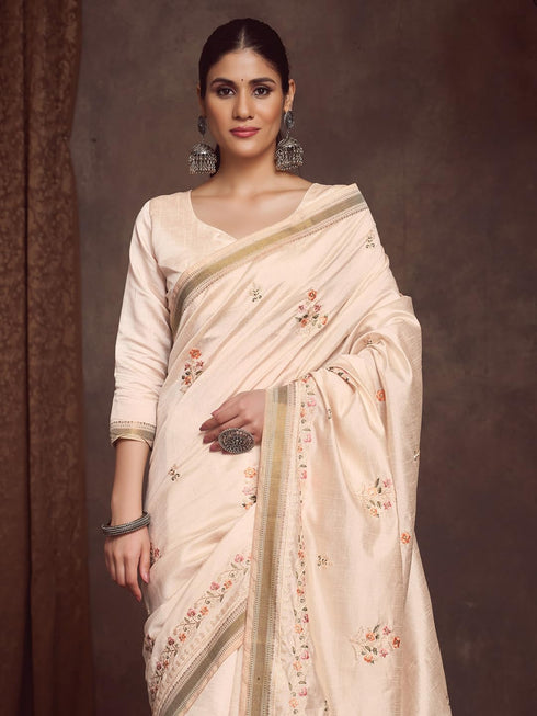 Vasthrlay Embroidered Unstitched Hs Ethnic Wear