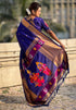 Vasthrlay Kanjivaram Paithani Unstitched Mahendi Ethnic Wear