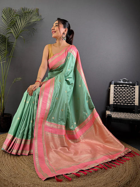 Vasthrlay Kanjivaram Unstitched Blouse Ethnic Wear