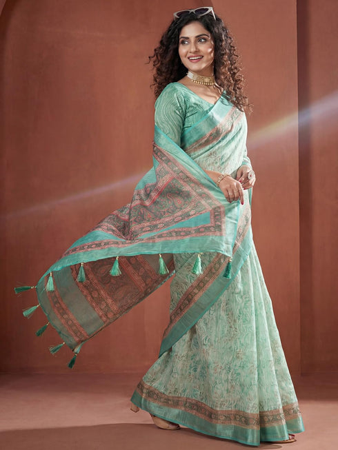 Vasthrlay Madhubani Unstitched Sai Ethnic Wear