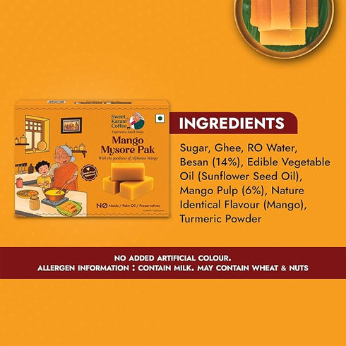 Sweet Karam Coffee Mango Mysorepak