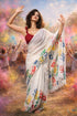 Vasthrlay Printed Unstitched Saree