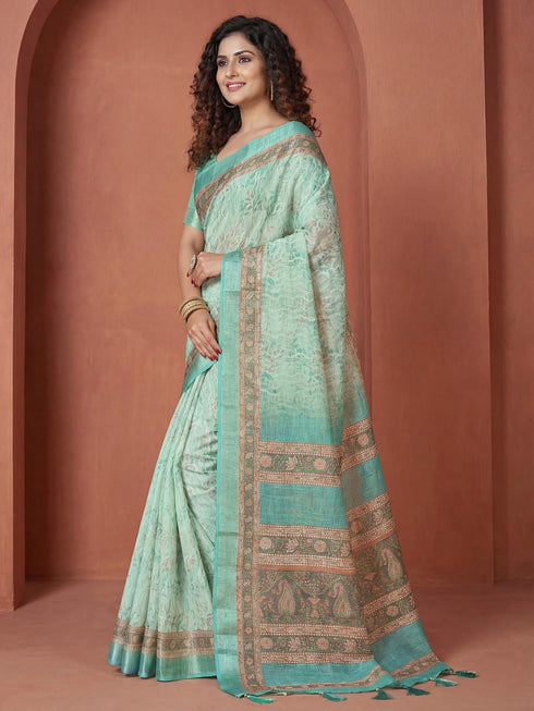 Vasthrlay Madhubani Unstitched Sai Ethnic Wear