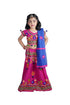 Kids Embroidered Traditional Ghoomar Lehenga Choli |Chania