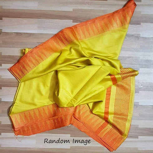Vasthrlay Handloom Bhagalpuri Tample Border