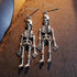 Skull Earrings Dangle Skeleton Bone Drop Earrings