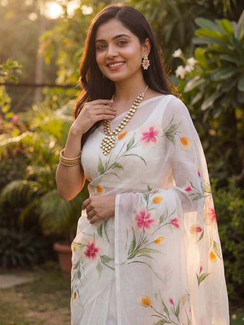 Vasthrlay Yellow Cotton Lightweight Ethnic Wear