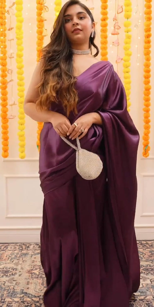 Vasthrlay Pleated Sequience Unstiched Ethnic Wear