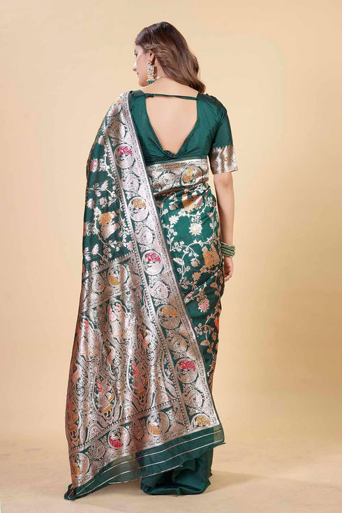Vsathrlay Kanjivaram Banarasi Festival Wedding Ethnic Wear