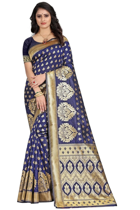 Vasthrlay Women's Kanchipuram Saree