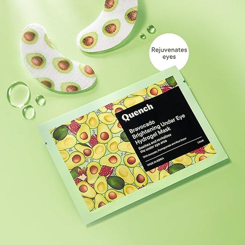 Quench Bravocado Brightening Under Eye Hydrogel Mask
