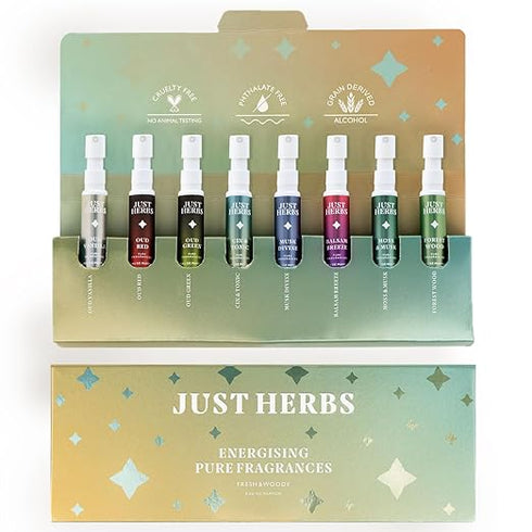 Just Herbs Energising Pure Fragrances Fresh & Woody