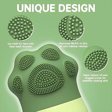 SkinSide Ice Roller for Face with Scrubber | Ice Roller for Face