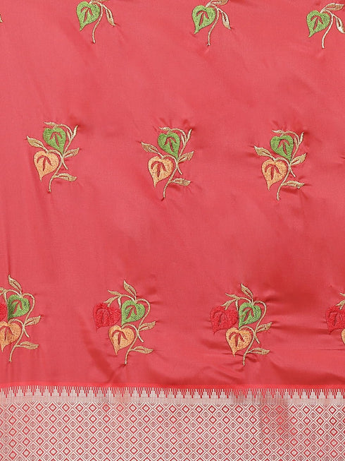 Vasthrlay Colourful Embroidery Saree