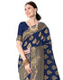 Vasthrlay Womens Jacquard Unstitched Maroon Saree