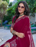 Vasthrlay Georgette Dark Saree