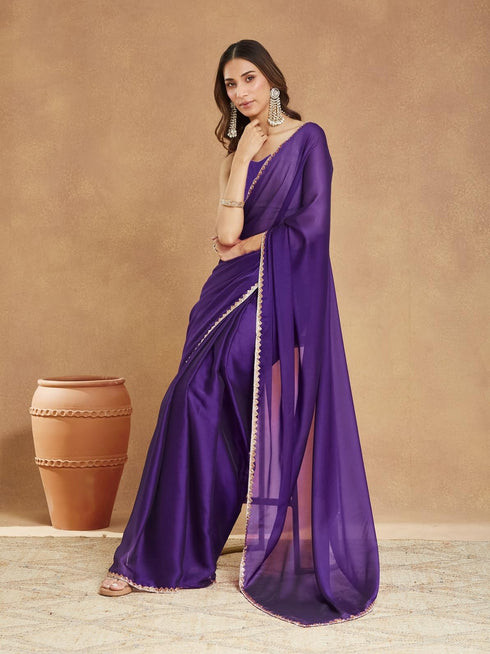Vasthrlay Border Unstitched Saree