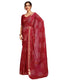 Vasthrlay Chiffon Bandhani Unstitched Rani Pink Saree