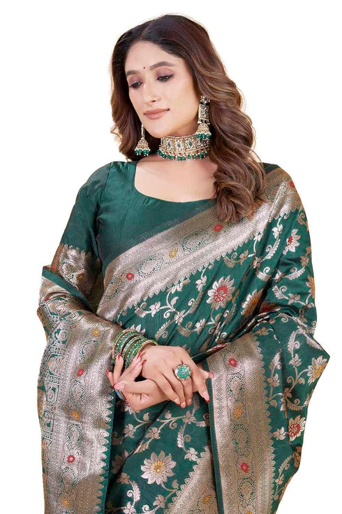 Vsathrlay Kanjivaram Banarasi Festival Wedding Ethnic Wear