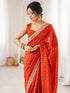 Vasthrlay Vichitra Unstitched Designer Fl Ethnic Wear