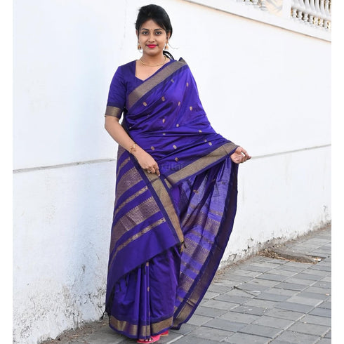 Vasthrlay Kanjivaram Tassels Saree