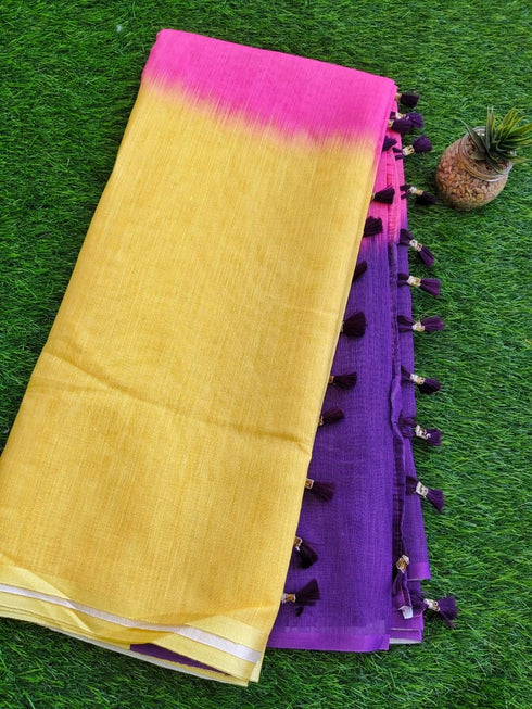 Vasthrlay Lightweight Matching Unstitched Pinkorange