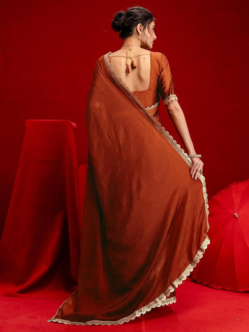 Vasthrlay Blouse Olive Saree