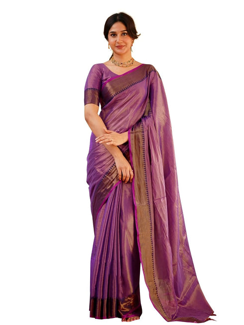 Vasthrlay Handloom Unstitched Green Ethnic Wear