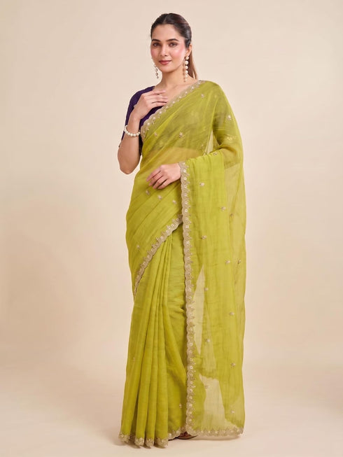 Vasthrlay Chiffon Unstitched