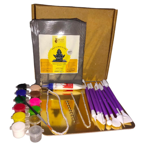 Ganesh Pottery Eco Friendly Ganesha Idol Making Kit