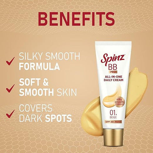 Spinz BB Pro Brightening & Beauty Face Cream