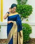 Vasthrlay Kanjivaram Unstitched Saree