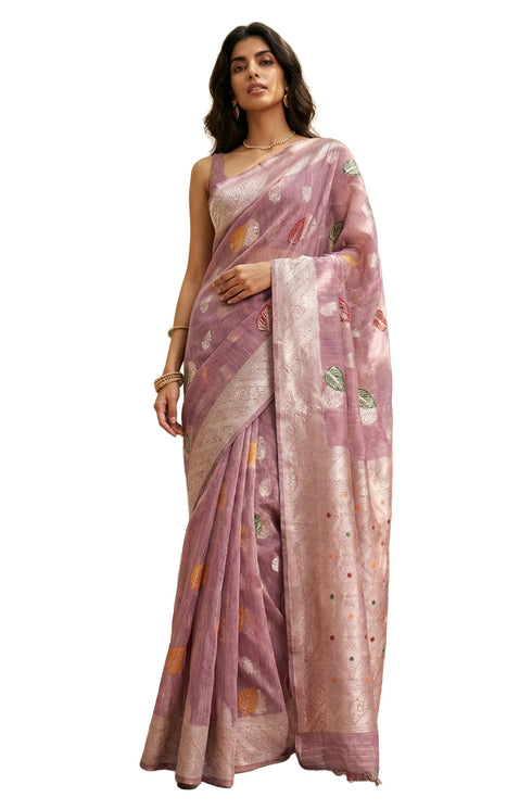 Vasthrlay Jacquard Floral Saree