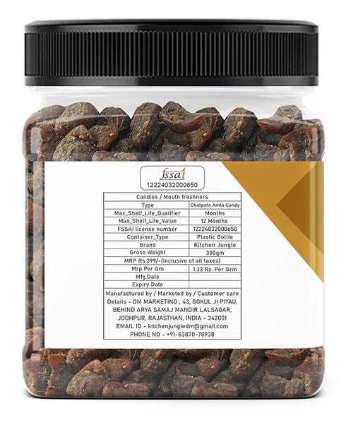 Kitchen Jungle Natural Dried Chatpata Spicy Amla Candy