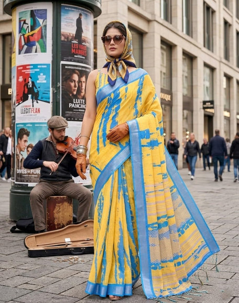 Vasthrlay Yellow Traditional Az Ys Ethnic Wear