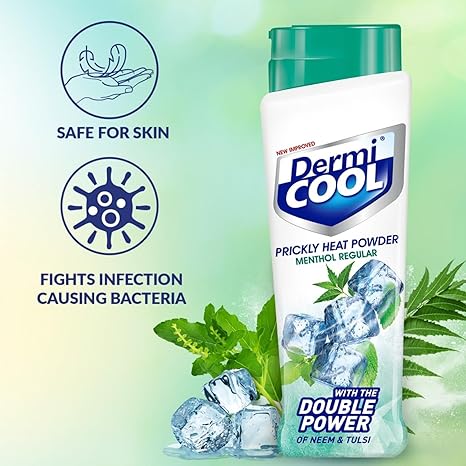 Dermi Cool Menthol Regular Prickly Heat Powder