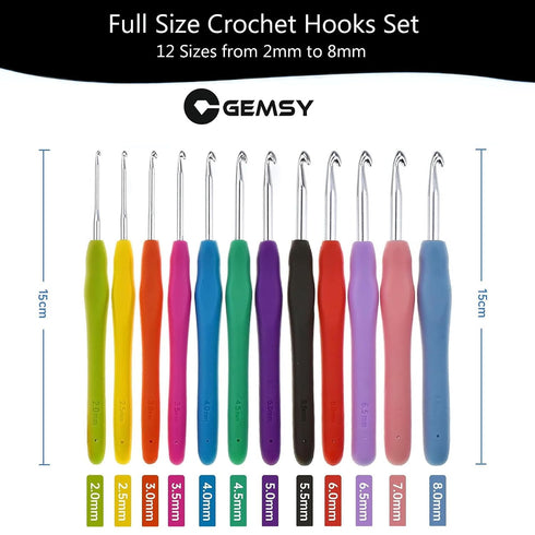 Crochet Hook Set and Knitting Needles