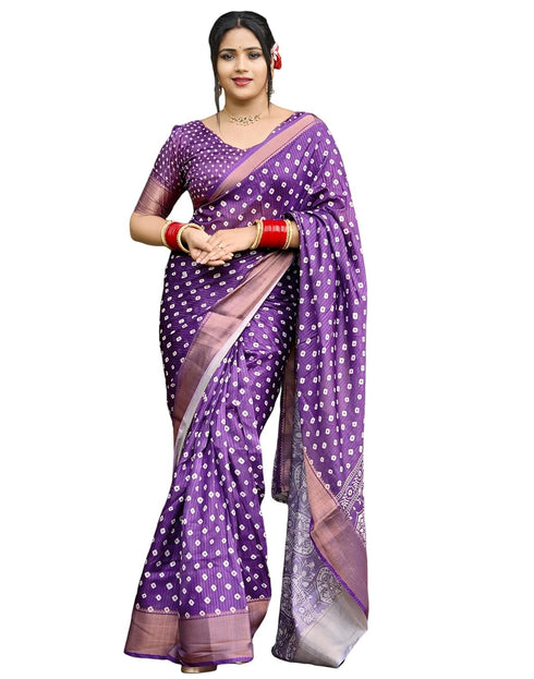 Vasthrlay Womens Printed Unstitched Green Saree