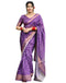 Vasthrlay Womens Printed Unstitched Green Saree