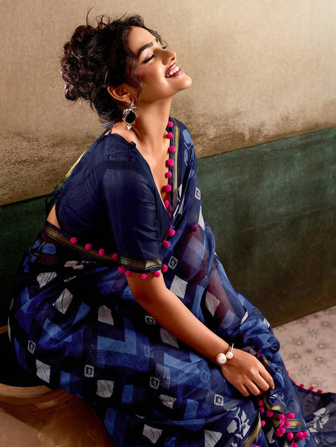 Vasthrlay Unstitched Designer Friendly Sr Ethnic Wear