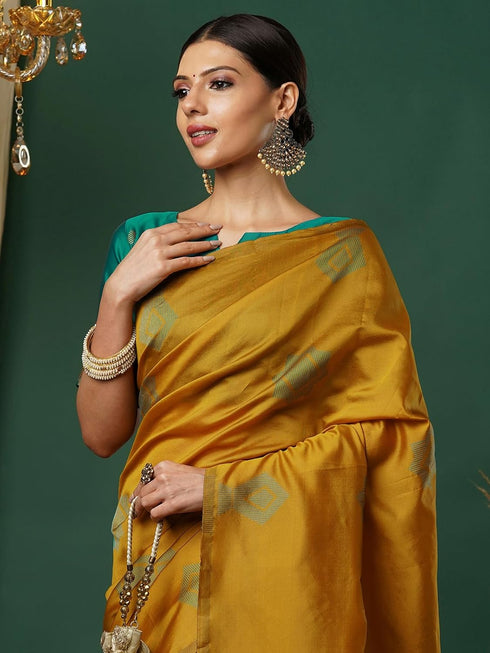 Vasthrlay Banarasi Jacquard Unstitched 3697s120n Teal