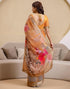 Vasthrlay Womens Printed Minute Green Saree