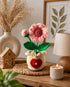 Handmade Crochet Flower Pot Set