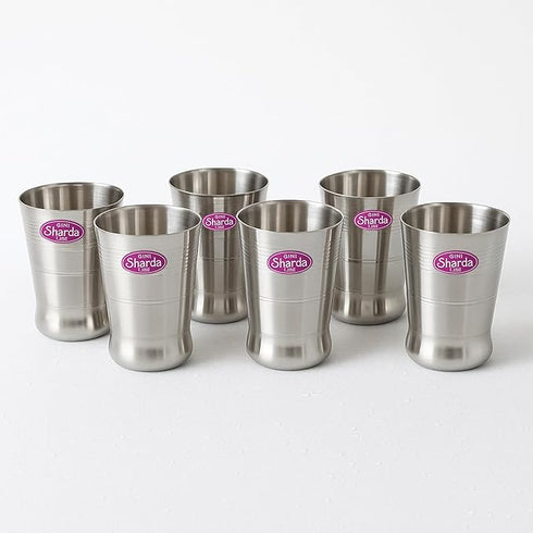 Stainless Steel Drinking Water Glass Set