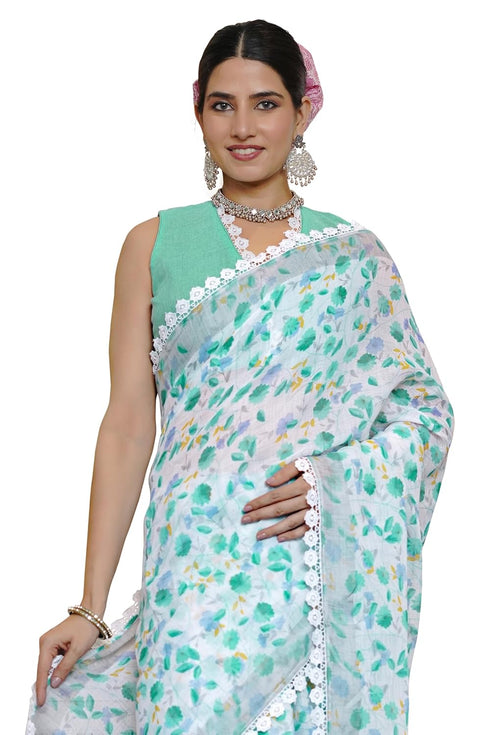 Vasthrlay Fashion Chevron Printed Ethnic Wear