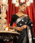 Vasthrlay Jacquard Silver Floral Festive