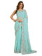 Vasthrlay Georgette Embroidery Unstitched Darkpink Ethnic Wear